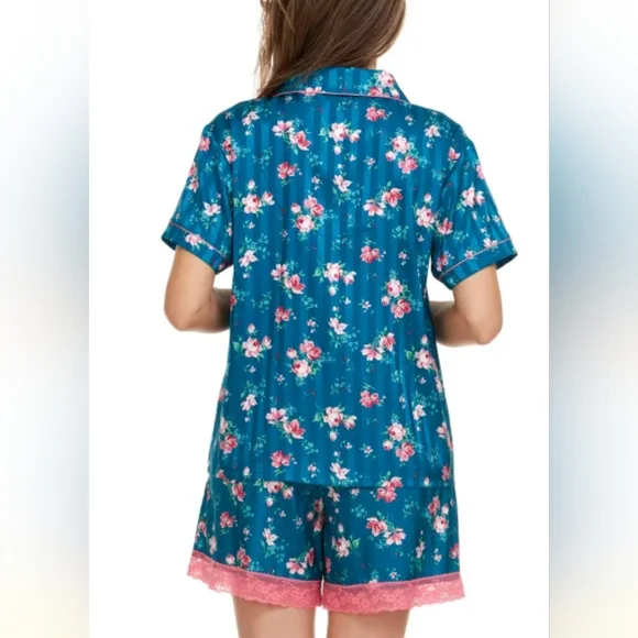 Flora Nikrooz Satin Pajamas Set - Picture 2 of 6